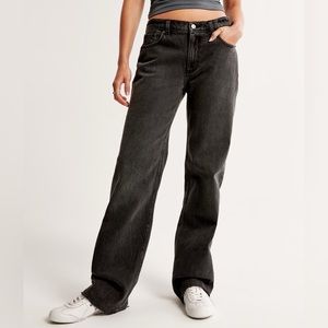 A&F Low Rise Baggy Jeans